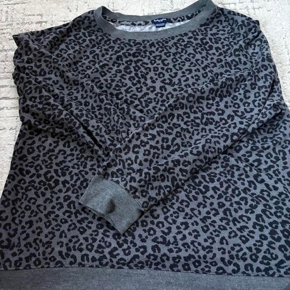 Splendid Women's Black and Grey Sweatshirt